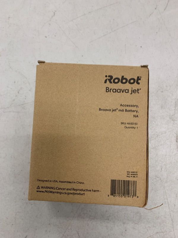 Photo 1 of iRobot® Roomba® Authentic Replacement Parts - Battery for Braava Jet® m6 Robot Mop