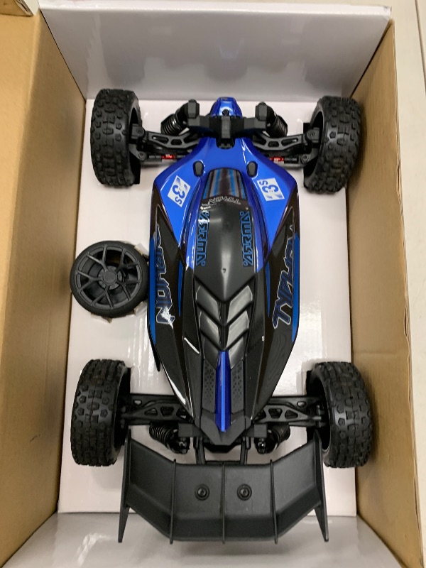Photo 1 of ARRMA RC Car Typhon GROM 4X4 223S BLX BRUSHLESS Small Scale Buggy RTR with DSC, Battery & Charger Included, Blue, ARA2306ST2