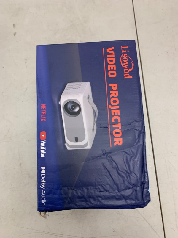 Photo 1 of [AI Movin 2.0 System/1200 ANSI/Auto Focus] Projector-4K with WiFi 6 and Bluetooth, 30W DoIby Audio APPS Built-in Outdoor-Projector, Lisowod 1080P Smart Portable Proyector with HDR10+ 2025 Upgraded
