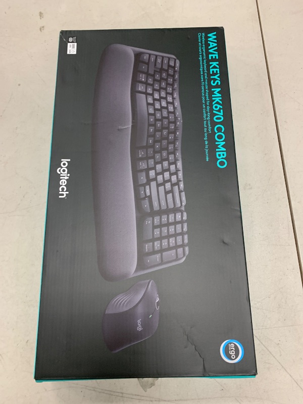 Photo 1 of Logitech 920012059 MK670 Wireless Wave Keys Comb