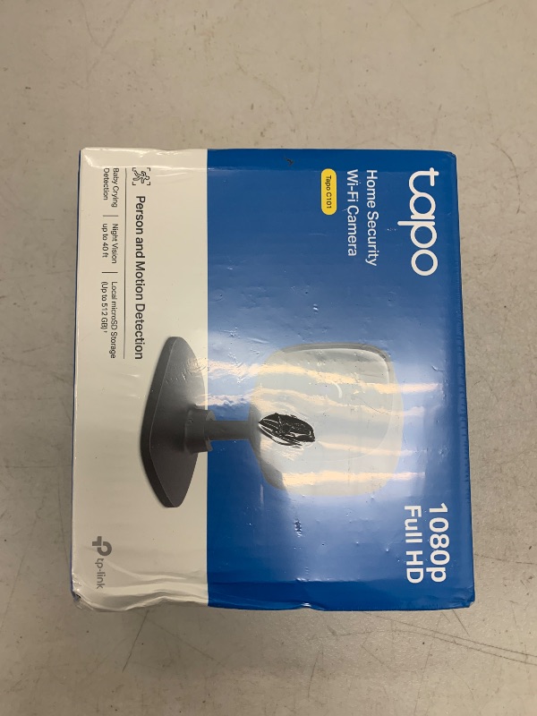 Photo 1 of Tapo by TP-Link 1080P Indoor Security Camera for Baby Monitor, Pet Camera w/Motion Detection, 2-Way Audio, Night Vision, Cloud & SD Card Storage, Works w/Alexa & Google Home, Black, C101