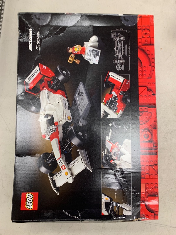 Photo 1 of LEGO Icons McLaren MP4/4 & Ayrton Senna Minifigure Model Car Kit - Buildable F1 McLaren Set for Adults, Ages 18+ - Gift for Birthdays - 10330