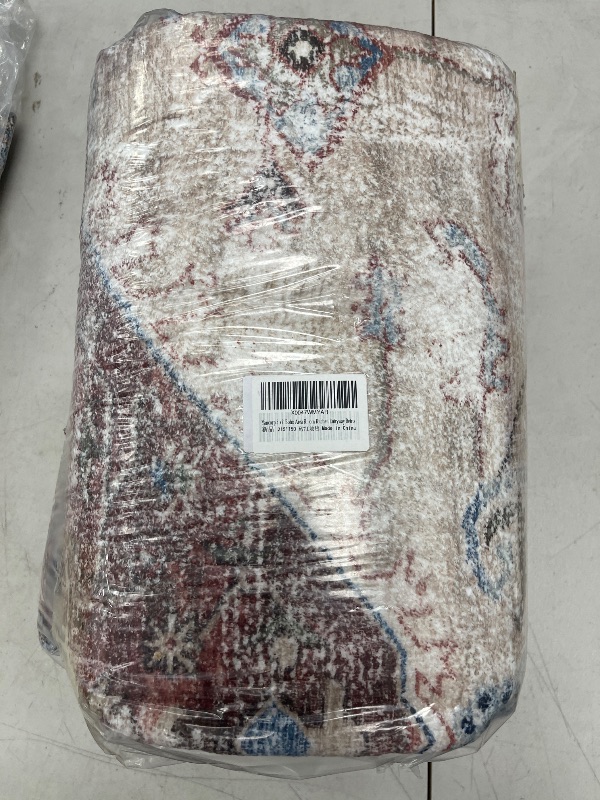 Photo 1 of Yancorp 5'x7' Boho Area Rug for Bedroom Non Slip Washable Rug Vintage Carpet Living Room Floor Mats Big Area Rug for Dining Table Retro