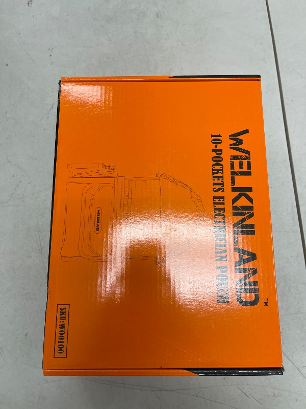 Photo 1 of WELKINLAND 10-Pockets Electrician Pouch, Electrical Tool Belts, Heavy Duty Electrician Tool Belt, Electrician Tool Pouch, Electrical Belt Tool Pouch, Electrician Pouches Men, Electrical Pouch