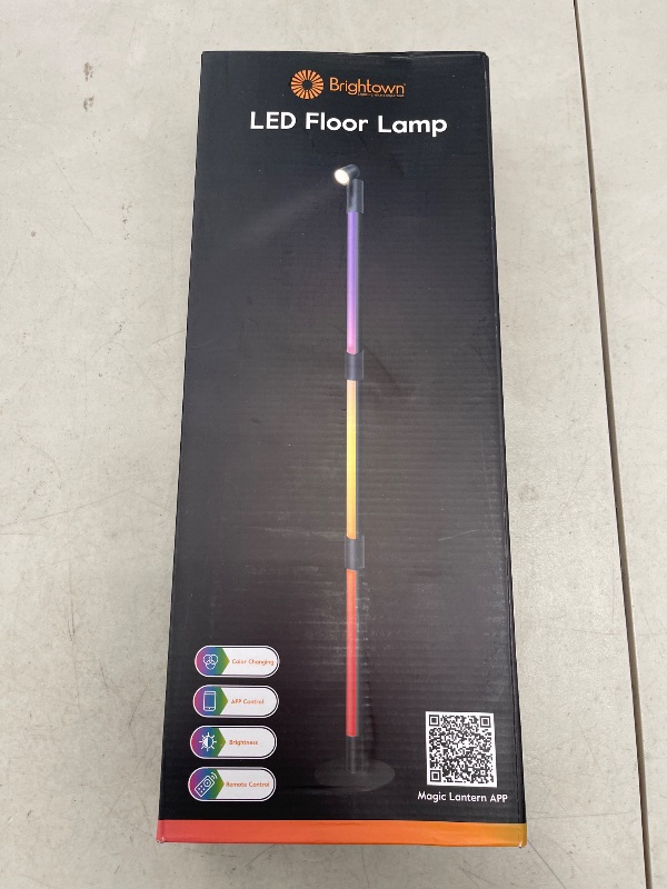 Photo 1 of Smart RGBW LED Lamp with Spotlight, App & Remote Control, Music Sync, 16 Million Colors & Memory Function, Perfect for Living Room Bedroom Gaming Room & TV Backlighting Ambient Lighting & Wall Decor