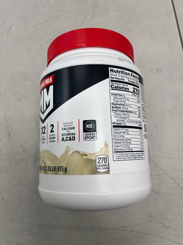 Photo 1 of Muscle Milk Lean Muscle Vanilla Creme Protein Powder, 1.93 Pound (Pack of 1)