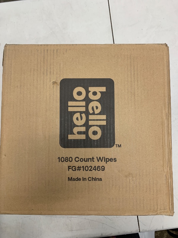 Photo 1 of Hello Bello Extra Gentle Unscented Baby Wipes, Plant Based, Made with 99% Water and Aloe for Babies and Kids, 1080 Count