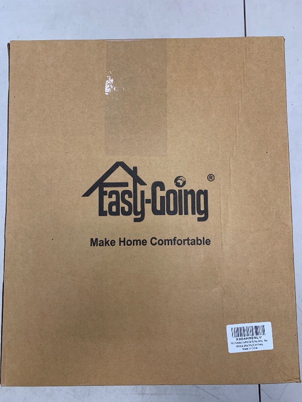 Photo 1 of Easy-Going Waterproof Patio Chair Cushion Back 24x20 in + Seat 24x24x4 in Fade Resistant Outdoor Seat Furniture Cushion with Zipper and Handle Navy