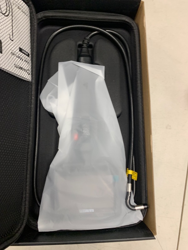Photo 1 of Two-Way Articulating Borescope Camera with Light, KAIWEETS 0.33in Industrial Endoscope Camera with Light, 5FT Flexible Snake Inspection Scope for Automotive and Aircraft Mechanics