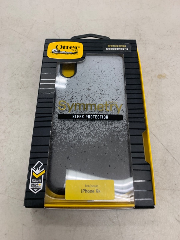 Photo 1 of OtterBox Symmetry Series Case for iPhone XR - Retail Packaging - ASHED for IT (Black/ASHED for IT Graphic)