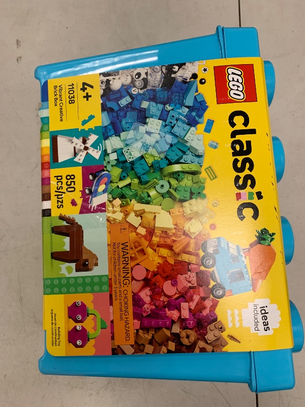 Photo 1 of LEGO Classic Vibrant Creative Brick Box, Arts & Crafts Sensory Toy for Kids, Creative Building Set with a Unicorn, Skateboard, Guitar, Plane & More, Birthday Gift for 4 Year Old Girls and Boys, 11038