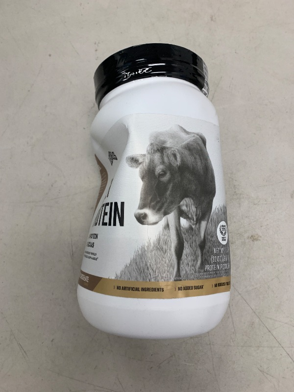 Photo 1 of Levels  Fed Whey Protein Powder, No Artificials, 24G of Protein, Pure Chocolate, 2LB