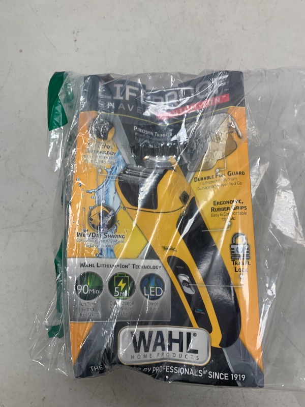 Photo 1 of Wahl 7061-100 LifeProof Rechargeable WaterProof Wet/Dry Lithium-ion Shaver