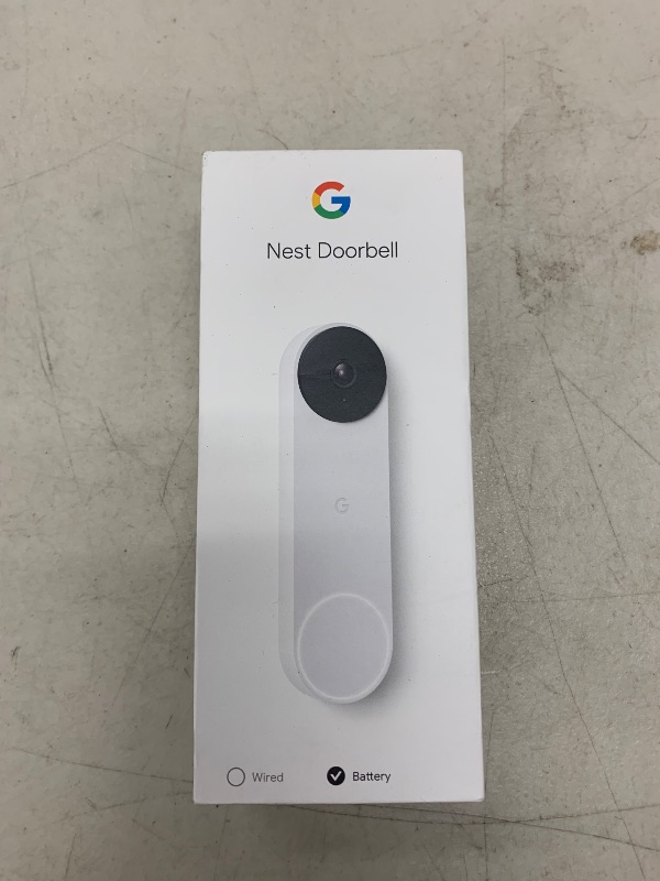 Photo 1 of Google Nest Doorbell (Battery) - Snow