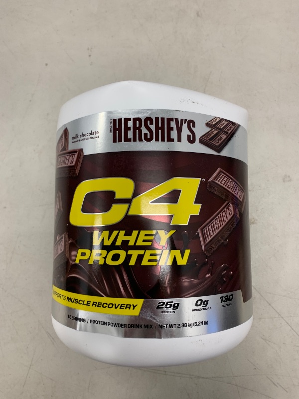 Photo 1 of Cellucor C4 Whey Protein Powder, Hershey's Chocolate - 25g Protein, 0g Added Sugar, 130 Calories Per Serving, Supports Muscle Recovery, 66 Servings, Premium Whey for Post-Workout