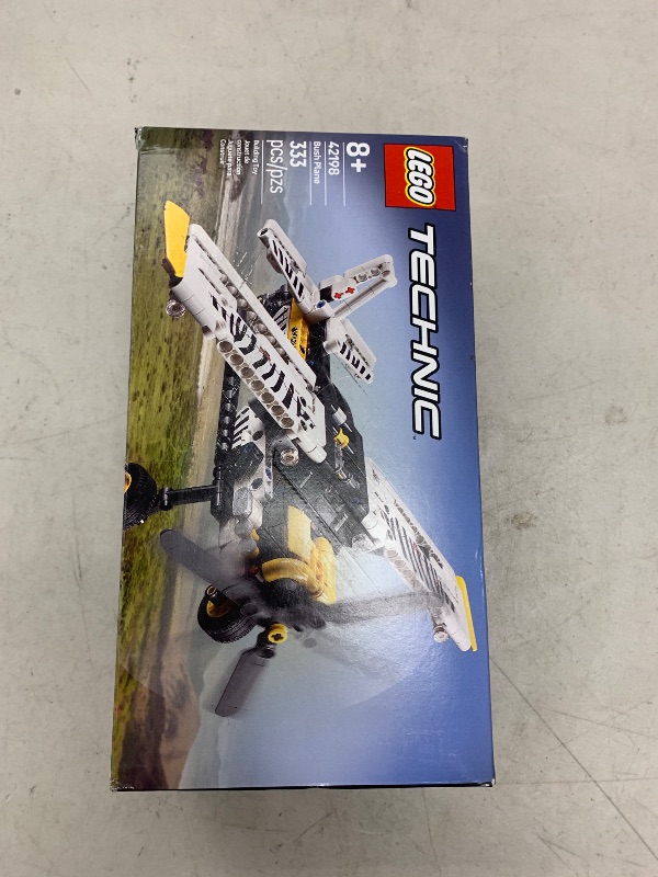 Photo 1 of LEGO Technic Bush Plane Toy - Buildable Airplane Toy for Kids, Boys and Girls, Ages 8+ - Model Airplane Gift with Spinning Propeller, 4-Cylinder Piston Engine, and More - 42198