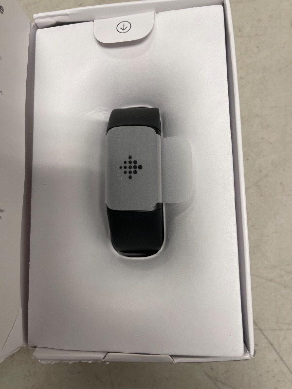 Photo 1 of Fitbit Charge 6 Fitness Tracker with Google apps, Heart Rate on Exercise Equipment, 6-Months Premium Membership Included, GPS, Health Tools and More, Obsidian/Black, One Size (S & L Bands Included)