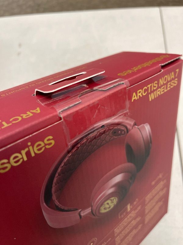Photo 1 of SteelSeries Arctis Nova 7 Wireless Multi-Platform Gaming Headset – Dragon Edition – Two Speaker Plate Sets — Dual Wireless 2.4GHz & Bluetooth – 38 HR Fast Charge Battery – PC, PS, Mac, Mobile, Switch