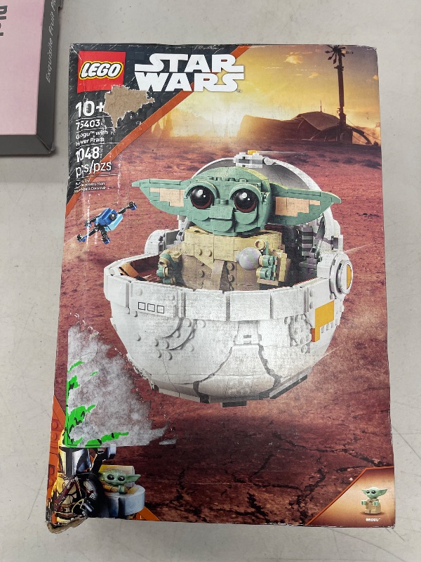 Photo 1 of LEGO Star Wars: The Mandalorian Grogu with Hover Pram Building Toy Set - Star Wars Toy for Kids, Boys and Girls, Ages 10+ - Gift Idea for Birthday - 75403