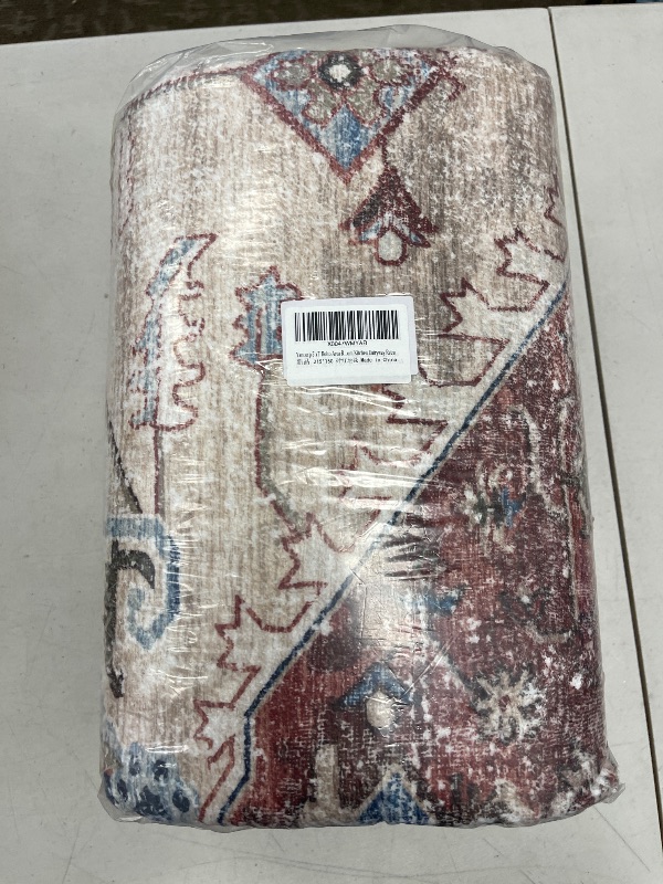 Photo 1 of Yancorp 5'x7' Boho Area Rug for Bedroom Non Slip Washable Rug Vintage Carpet Living Room Floor Mats Big Area Rug for Dining Table Retro