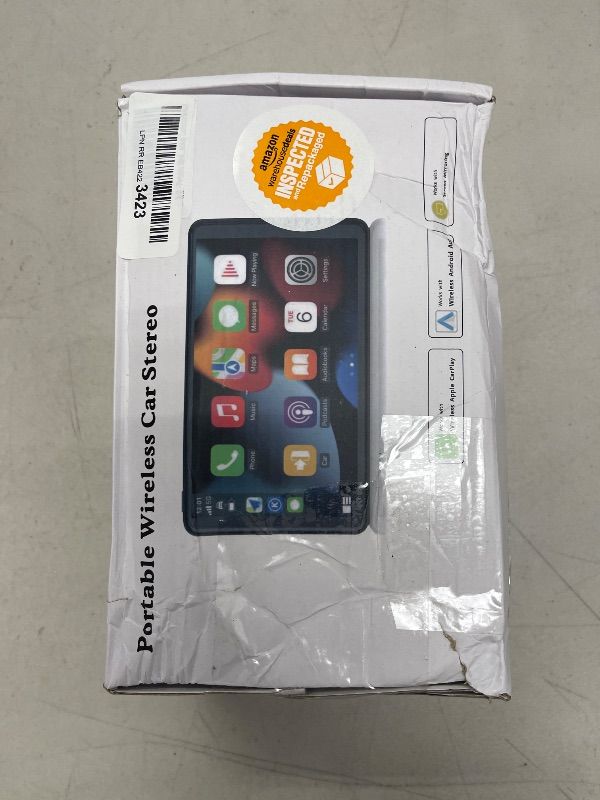 Photo 1 of Carplay Screen for Car 7 inch Wireless, Portable Car Display Screen with Apple Carplay and Android Auto, Bluetooth Touchscreen Pantalla Carplay para Carro with Backup Camera/Mirror Link/AUX