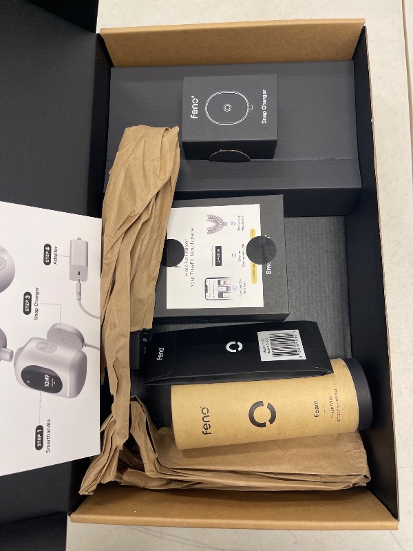 Photo 1 of Feno Smartbrush Electric Toothbrush for Adults – AI-Powered Oscillating Toothbrush with App and Personalized Mouthpiece, 20-Second Deep Clean, Rechargeable, Includes 1 Bottle of Feno Foam Toothpaste