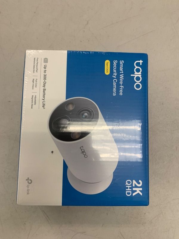 Photo 1 of TP-Link ???? MagCam, 2024 PCMag Editors’ Choice & Wirecutter Recommended Outdoor Security Camera, 2K, Battery, Magnetic Mount Wireless Camera, 150° FOV, SD/Cloud Storage, Person/Vehicle Detection