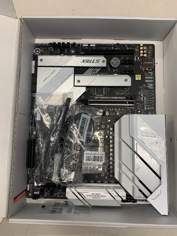 Photo 1 of FOR PARTS ONLY ASUS ROG Strix B650-A Gaming WiFi 6E AM5 (LGA1718) Ryzen 7000 Motherboard(12+2 Power Stages,DDR5,3xM.2 Slots,PCIe® 4.0, 2.5G LAN,WiFi 6E,USB 3.2 Gen 2x2 Type-C® Port)