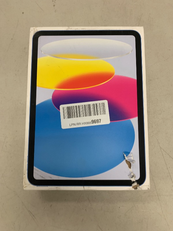 Photo 1 of Apple iPad 11-inch: A16 chip, 11-inch Model, Liquid Retina Display, 128GB, Wi-Fi 6, 12MP Front/12MP Back Camera, Touch ID, All-Day Battery Life — Blue