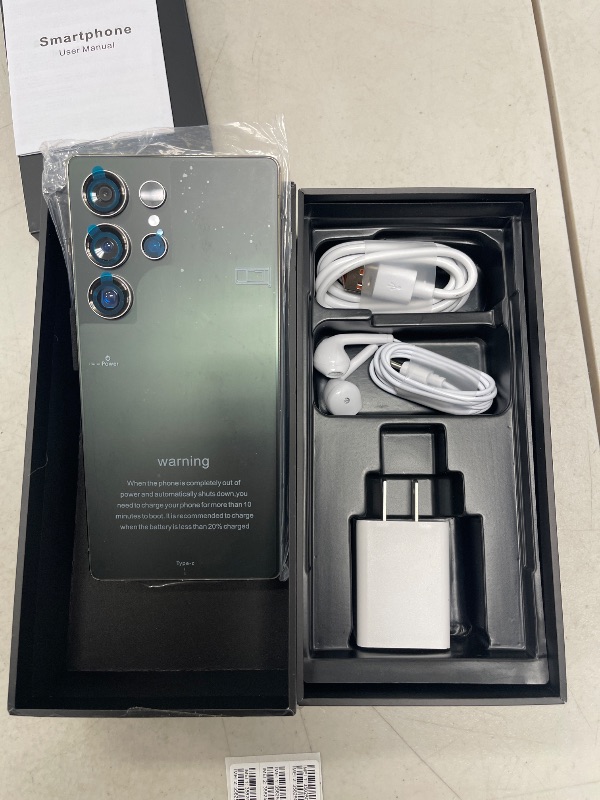 Photo 1 of M25 Ultra Cell Phone 12GB+512GB Unlocked Smartphone 6.8" Stylus Pen Android 5G 6800mAh Long Battery Life Face ID 12-Core Processor AMOLED Display 108MP Triple Camera 78MP Selfie Dual SIM (Dark Green)