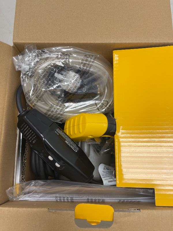 Photo 1 of DEWALT Wet Tile Saw, Masonry, 4-3/8-Inch (DWC860W)
