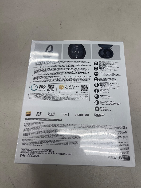 Photo 1 of Sony WH-1000XM4 Wireless Premium Noise Canceling Overhead Headphones with Mic for Phone-Call and Alexa Voice Control, Black WH1000XM4