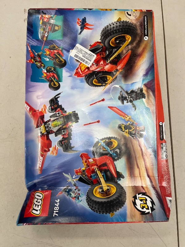 Photo 1 of LEGO NINJAGO Ninja Combat Vehicle - 3 in 1 Building Toy - Dragons Rising Play Set for Boys & Girls, Ages 8+ - Model Building Kit for Kids W/6 Ninja Toy Minifigures - Gift Idea for Birthdays - 71844