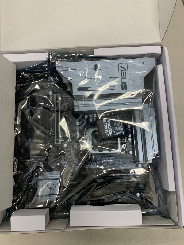 Photo 1 of ASUS Prime Z890M-PLUS WiFi Z890 LGA 1851 mATX Motherboard, Intel® Core™ Ultra Series 2 Ready, Advanced AI PC-Ready, 10+1+2+1 80A Power Stages, DDR5, PCIe® 5.0, USB Type-C®, 3X M.2, Wi-Fi 7, 2.5Gb LAN