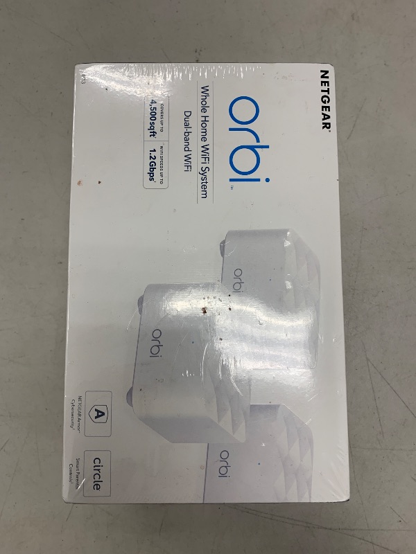 Photo 1 of NETGEAR Orbi Whole Home Mesh WiFi System (RBK13) – Router Replacement Covers up to 4,500 sq. ft. with 1 Router & 2 Satellites