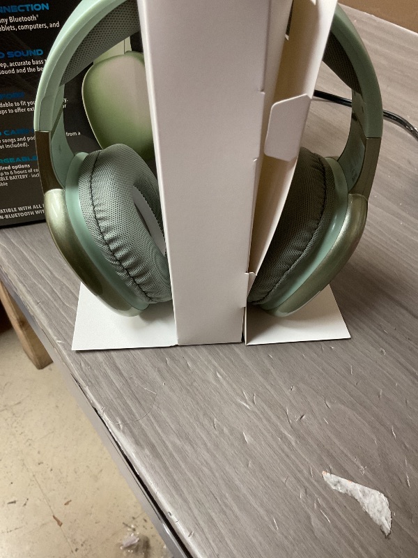 Photo 1 of Gabba Goods Wireless Over Ear Bluetooth Headphones with Microphone - Wireless Headset -Noise Reduction - Bluetooth, Wired,Built in Micro SD for Travel, Home, Work TV,PC,Gaming,Cellphone (Mint)