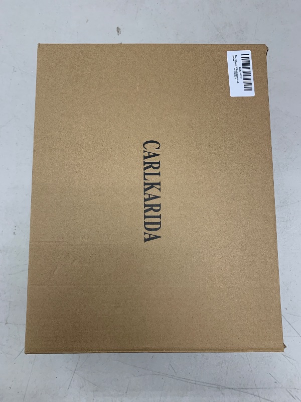 Photo 1 of CARLKARIDA Mens Snow Boots Fur Lined Hiking Boots Waterproof Anti-Slip Outdoor Climbing Shoes