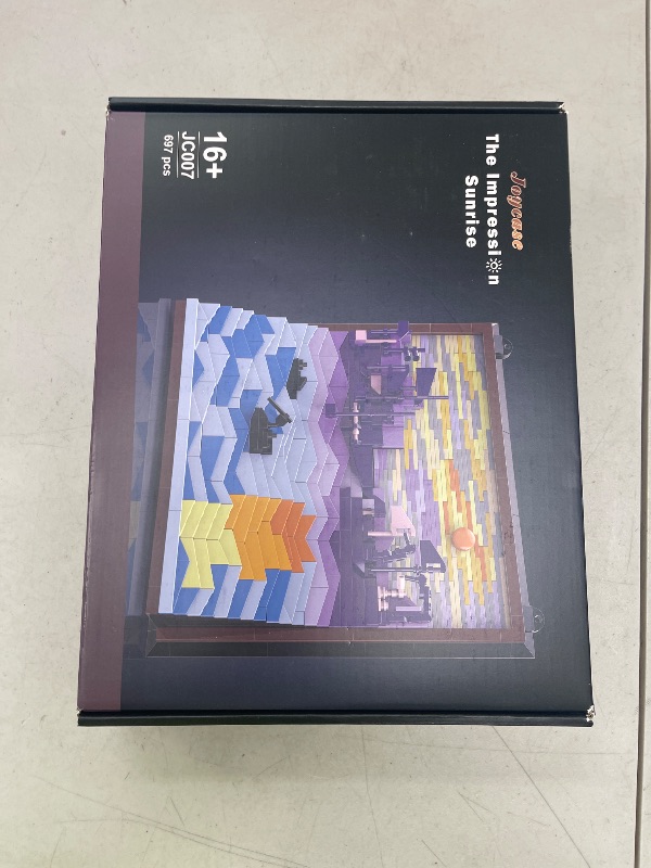 Photo 1 of Monet Art Building Sets for Adults, 3D Wall Art Craft Building Kit or Table Display, Ideas Creative Toy Building Crafts Set for Adults and Teens, Compatible with Lego Building Bricks