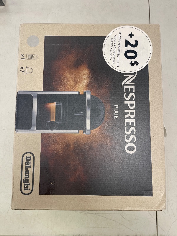 Photo 1 of Nespresso Pixie Aluminum Espresso Machine by De'Longhi