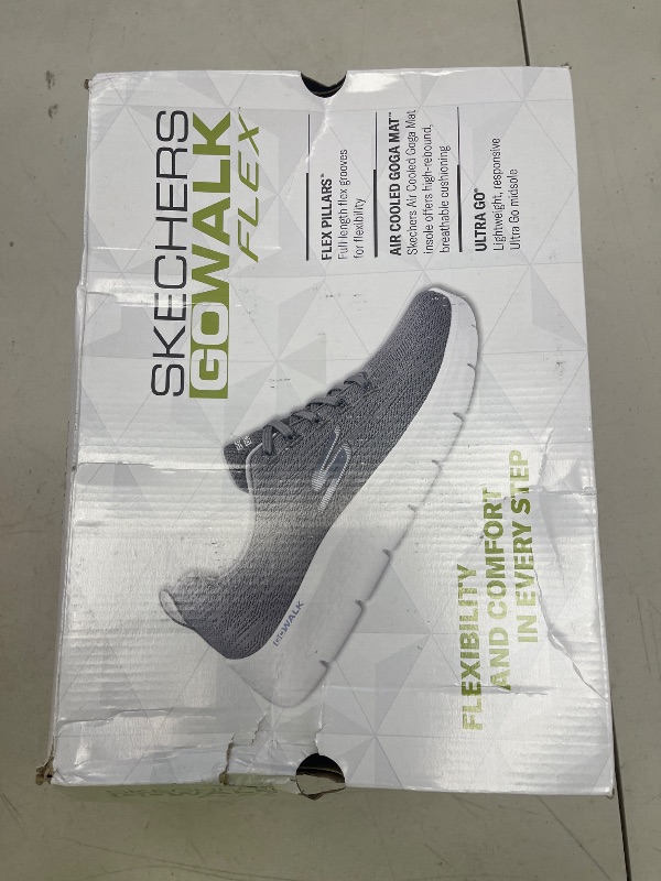Photo 1 of Skechers Men's Gowalk Flex-Athletic Slip-On Casual Walking Shoes with Air Cooled Foam Sneakers, Black/White 2, 14 X-Wide