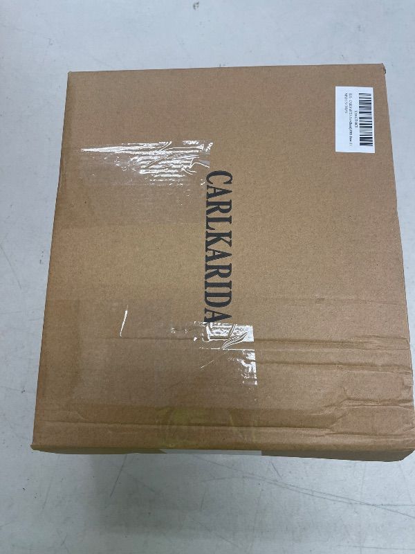 Photo 1 of CARLKARIDA Women's Waterproof Mid-Calf Snow Boots Non-Slip Lace-up Winter Combat Boots 8.5