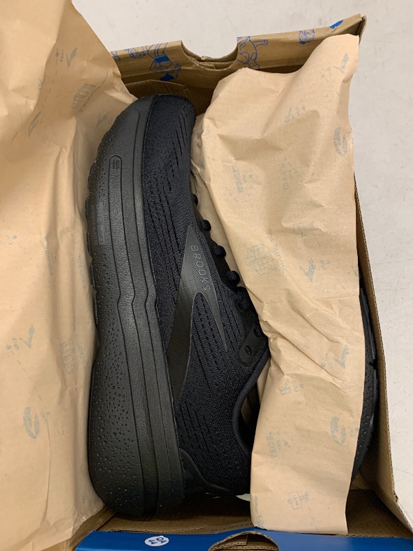 Photo 1 of Brooks Men’s Ghost Max 2 Neutral Running & Walking Shoe - Black/Black/Ebony - 8.5 Medium