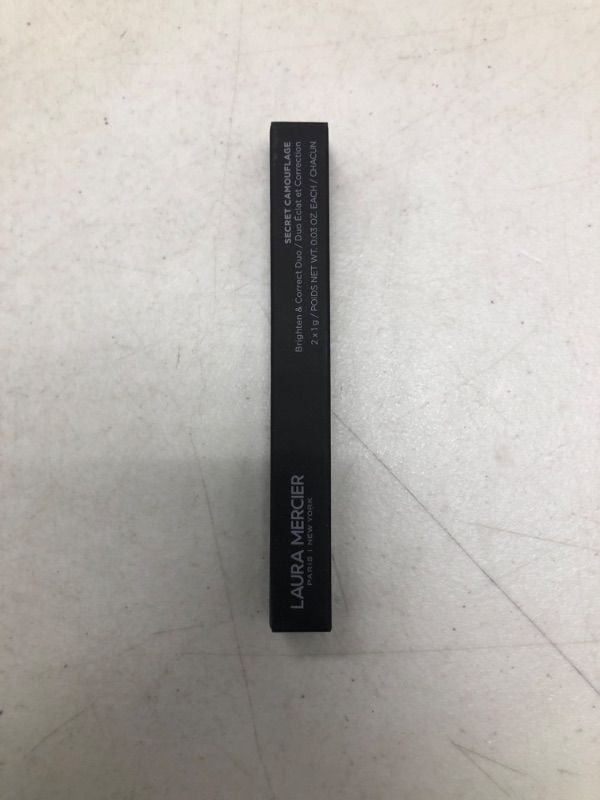 Photo 1 of Laura Mercier Secret Camouflage Brighten and Correct Duo, 2-in-1 Face and Under Eye Concealer Stick, Blurs Imperfections and Reduces Appearance of Undereye Dark Circles, Full Coverage, 2W
