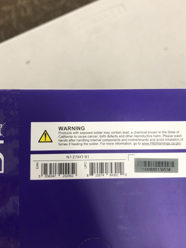 Photo 1 of NZXT N7 Z790 Motherboard - N7-Z79XT-B1 - Intel Z790 chipset (Supports 12th, 13th, 14th Gen CPUs) - ATX Gaming Motherboard - Integrated I/O Shield - WiFi 6E connectivity - Bluetooth - Black