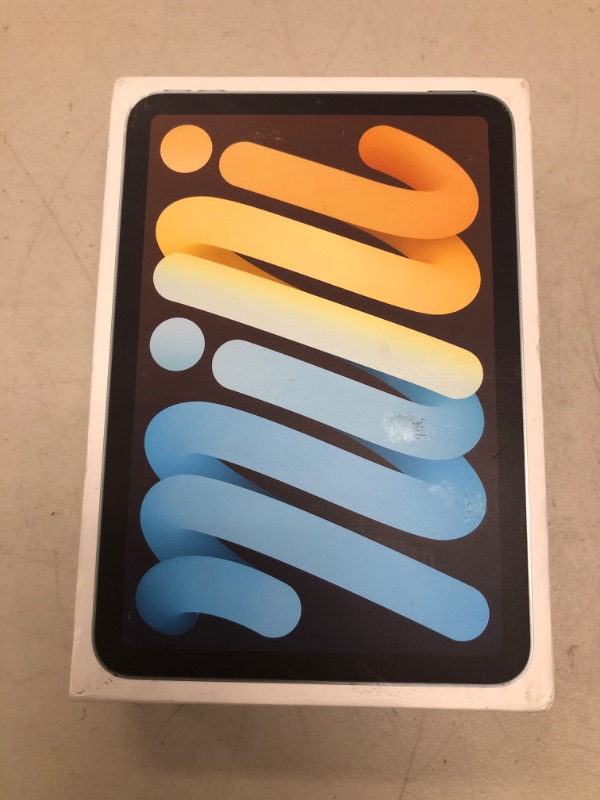Photo 1 of Apple iPad mini (A17 Pro): Apple Intelligence, 8.3-inch Liquid Retina Display, 128GB, Wi-Fi 6E, 12MP Front/12MP Back Camera, Touch ID, All-Day Battery Life — Blue
