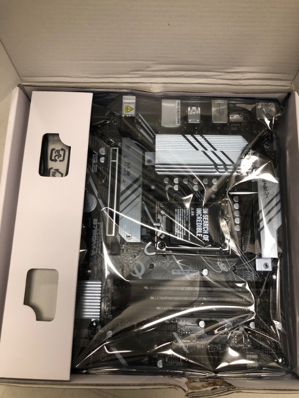 Photo 1 of ASUS Prime B760M-A-CSM Intel B760 (LGA 1700) mATX CSM Commercial Motherboard PCIe 4.0, DDR5, 2X M.2, 2.5Gb LAN, DP, 2X HDMI™, SATA 6 Gbps, USB 3.2 Type-C, Aura Sync, ASUS Control Center Express