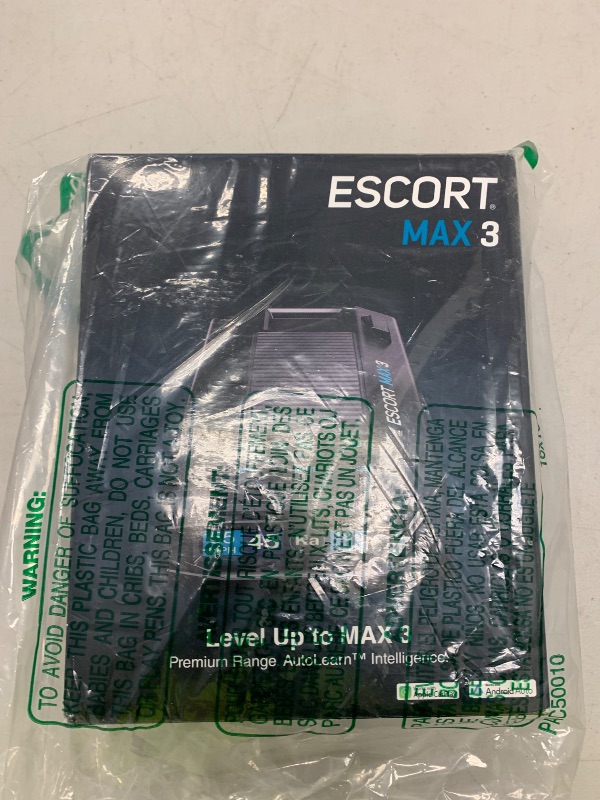 Photo 1 of Escort MAX 3 Laser Radar Detector - Bluetooth Connectivity, Premium Range, Advanced Filtering, AutoLearn Technology, Voice Alerts, OLED Display, Apple CarPlay and Android Auto Compatible