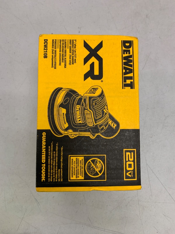 Photo 1 of DEWALT 20V MAX Orbital Sander, Tool Only (DCW210B)