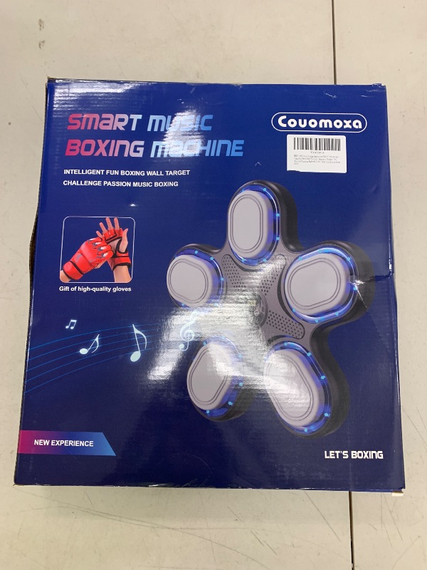 Photo 1 of COUOMOXA 2025 Punching Bag for Adult: Electronic Music Boxing Machine - Punching Pad Smart Bluetooth Workout Wall Mounted - Gifts for Home Office