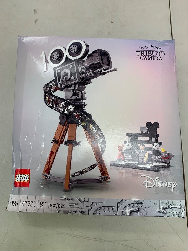 Photo 1 of LEGO Disney Walt Disney Tribute Camera Building Set - Bedroom or Office Decor for Men & Women, Ages 18+ - Collectible Craft Model Kit - Gift Idea for Fans - 43230